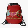 Peace Love Sixth Grade Back To School Drawstring Bag DSB971