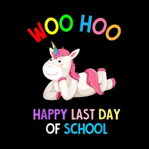 Pink Unicorn Woo Hoo Happy Last Day Of School Girls Drawstring Bag DSB1320 1 Pink Unicorn Woo Hoo Happy Last Day Of School Girls Drawstring Bag DSB1320 1