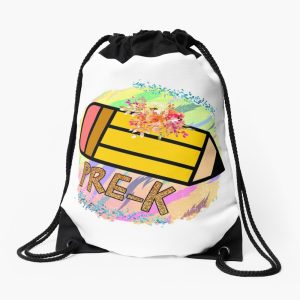 Pre K Happy First Day Of School Back To School Drawstring Bag DSB371