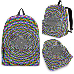 Psychedelic Web Optical Illusion Back To School Backpack BP620