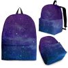 Purple Turquoise Galaxy Space Print Back To School Backpack BP598