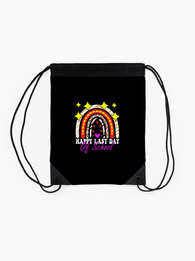 Rainbow-Happy-Last-Day-Of-School-Student-Gift-Drawstring-Bag-DSB425-2 Rainbow Happy Last Day Of School Student Gift Drawstring Bag DSB425 2