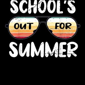 Retro Last Day Of School SchoolS Out For Summer Drawstring Bag DSB1457 1
