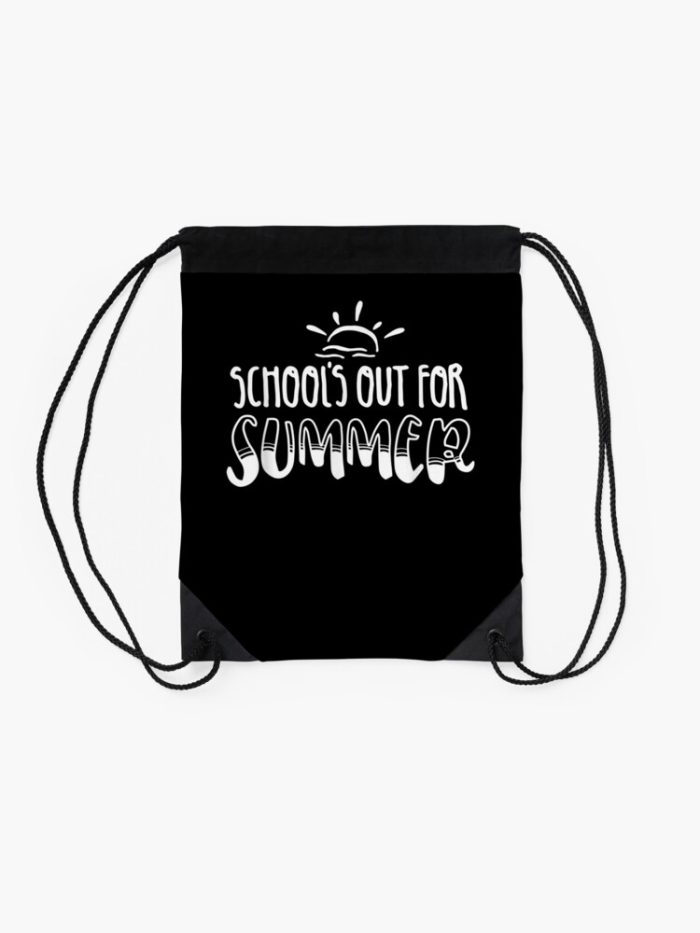 Retro Last Day Of School Schools Out For Summer Teacher Gift Drawstring Bag DSB1423 2