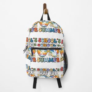 Retro Last Day Of School's Out For Summer Teacher Boys Girls Student Backpack PBP1279