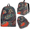 Retro Vintage Bohemian Floral Print Back To School Backpack BP420