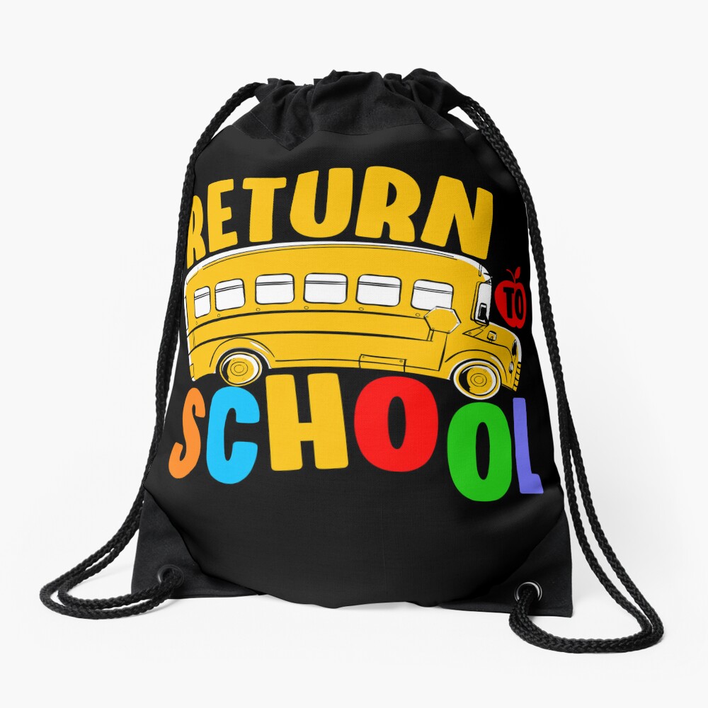 Return To School Back To School Gift Students Boys Girls Drawstring Bag DSB975