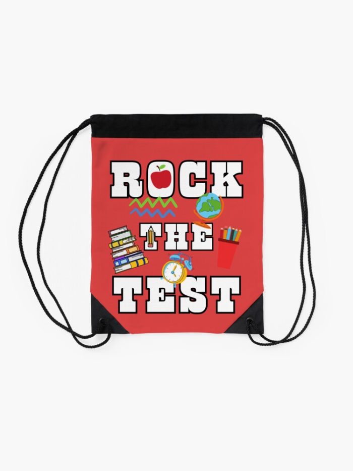 Rock The Test School Life Drawstring Bag DSB1461 2