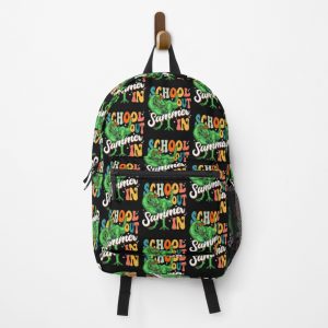 School Out Summer In T-Rex On Vacation Backpack PBP478