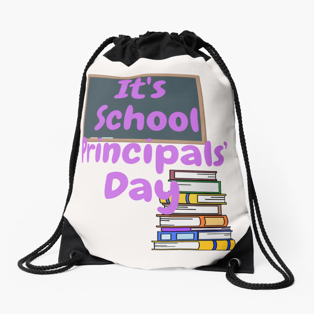 School Principal'S Day Drawstring Bag DSB711