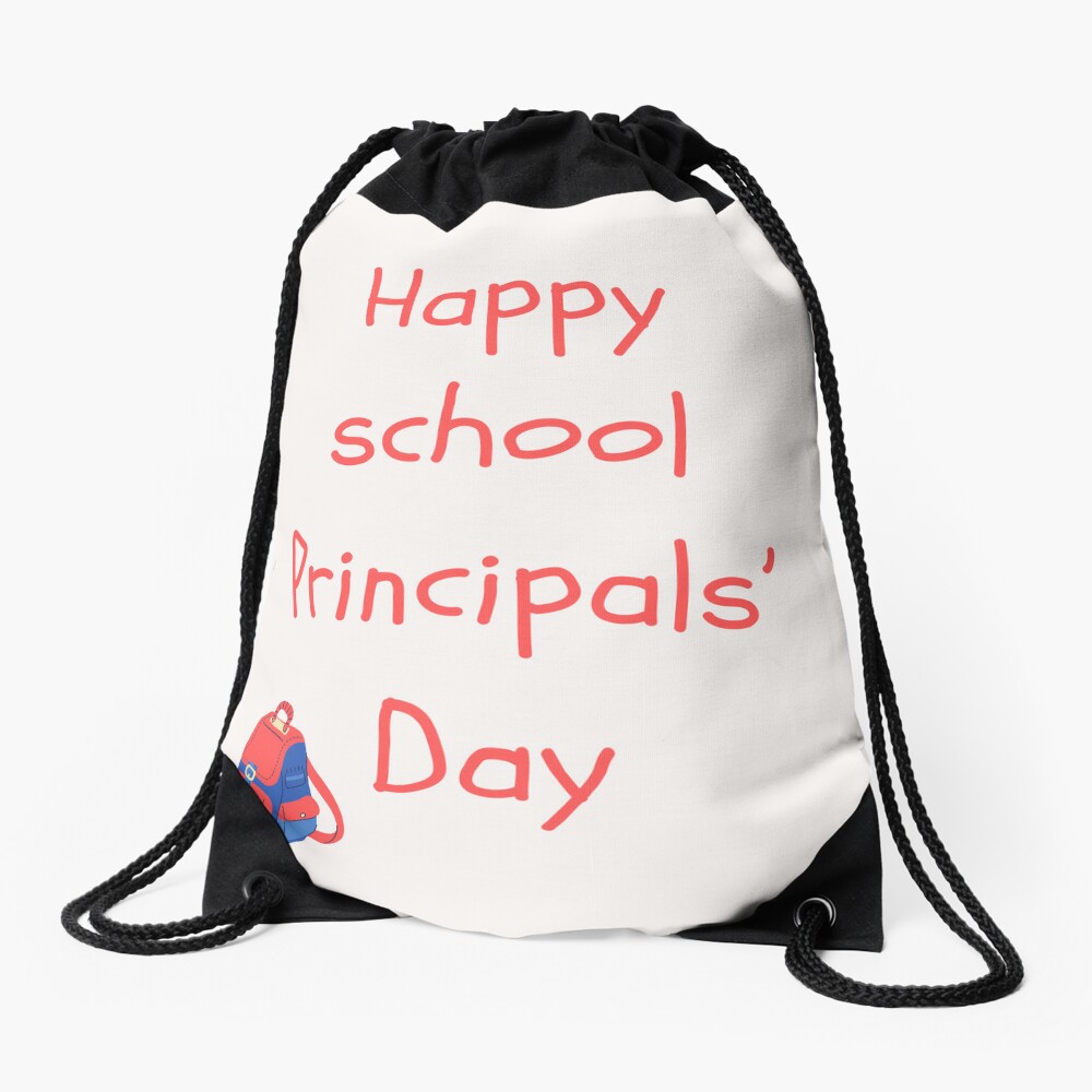 School Principal'S Day Drawstring Bag DSB783