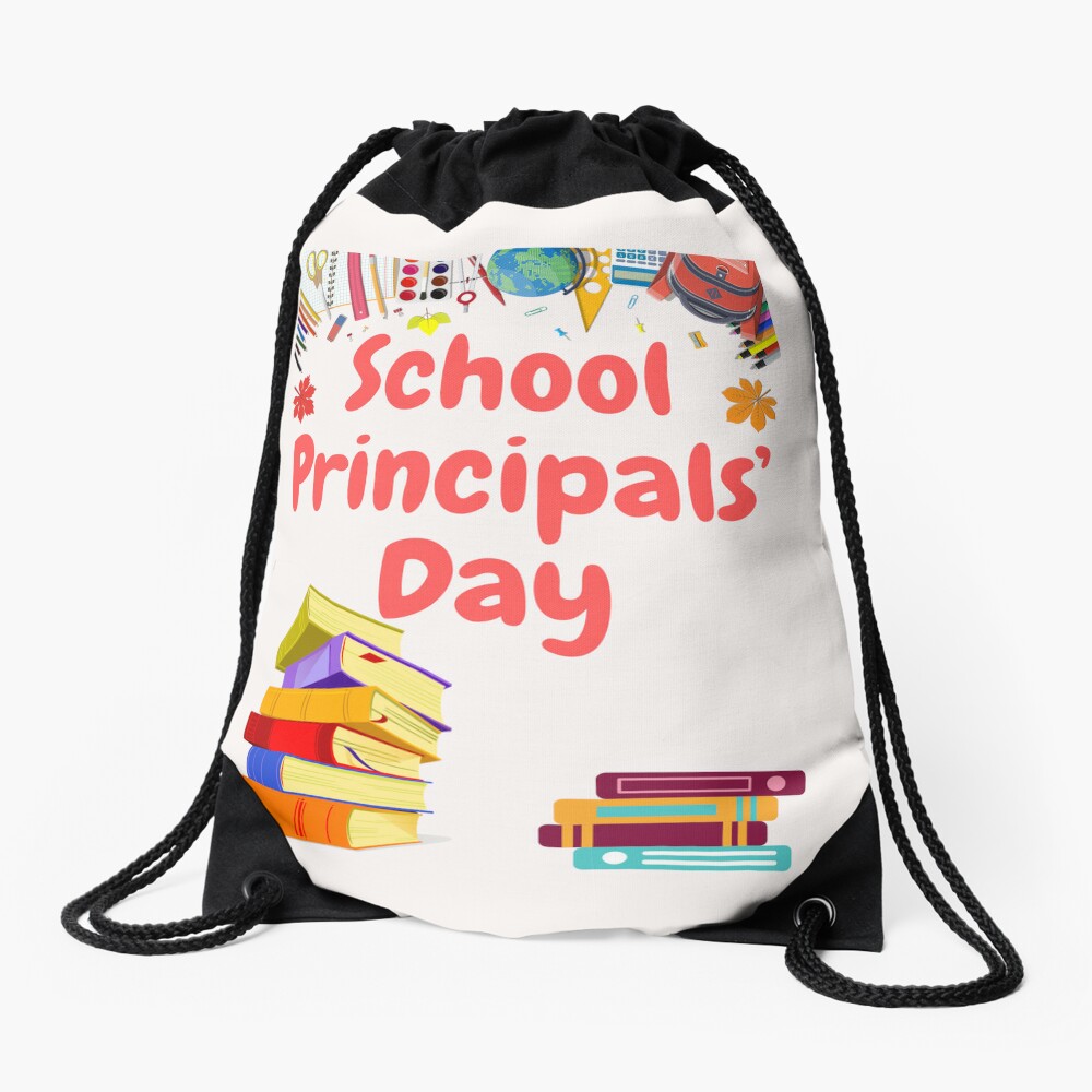 School Principal'S Day Drawstring Bag DSB784