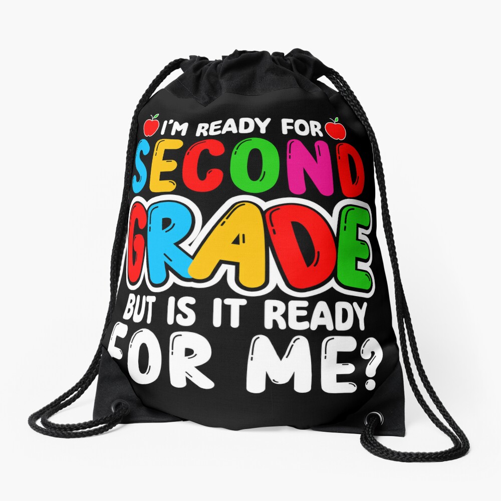 Second Grade Back To School Gift Students Boys Girls Drawstring Bag DSB1030