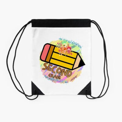 Second Grade Happy First Day Of School Back To School Drawstring Bag DSB089 2