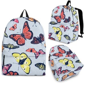 Spring Butterfly Pattern Print Back To School Backpack BP399