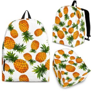 Summer Pineapple Pattern Print Back To School Backpack BP099