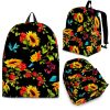 Sunflower Floral Pattern Print Back To School Backpack BP119