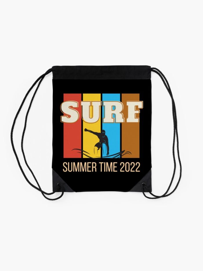 Surf Summer Time 2023 Happy Last Day Of School Drawstring Bag DSB1172 2