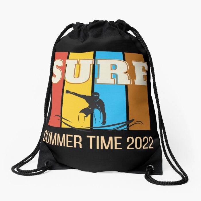Surf Summer Time 2023 Happy Last Day Of School Drawstring Bag DSB1172