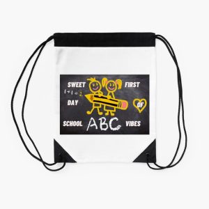 Sweet First Day Of School Vibes Drawstring Bag DSB421 2