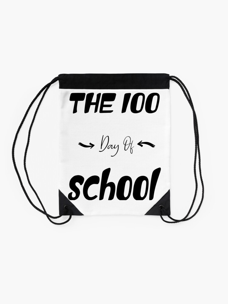 The-100-Day-Of-School-100-Day-Of-School-Drawstring-Bag-DSB442-2 The 100 Day Of School 100 Day Of School Drawstring Bag DSB442 2