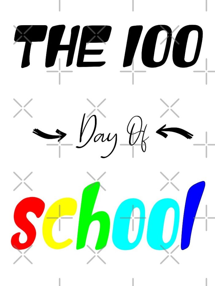 The 100 Day Of School 100 Day Of School Drawstring Bag DSB443 1