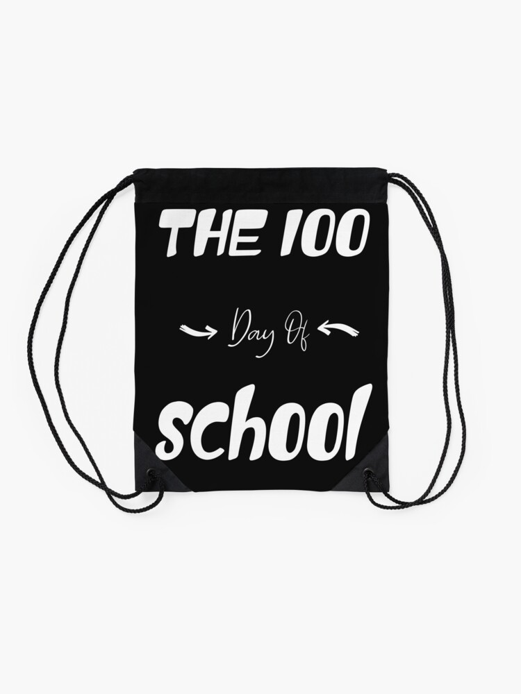 The-100-Day-Of-School-100-Day-Of-School-Drawstring-Bag-DSB518-2 The 100 Day Of School 100 Day Of School Drawstring Bag DSB518 2