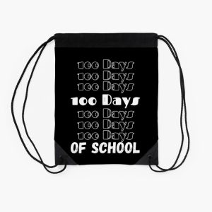 The 100 Day Of School Svg 100Th Day Of School Drawstring Bag DSB022 2