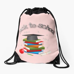 This Is My First Day Of School To School Looking Cool Back To School Funny Quote Back To School Drawstring Bag DSB1319