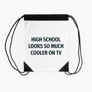 This Is My First Day Of School To School Looking Cool Back To School School Funny Quote Drawstring Bag DSB1429 2