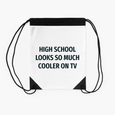 This Is My First Day Of School To School Looking Cool Back To School School Funny Quote Drawstring Bag DSB1429 2