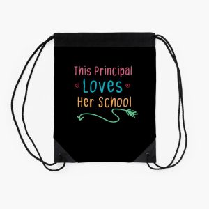 This Principal Loves Her School Drawstring Bag DSB1483 2