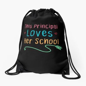This Principal Loves Her School Drawstring Bag DSB1483
