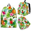 Tropical Aloha Pineapple Pattern Print Back To School Backpack BP064