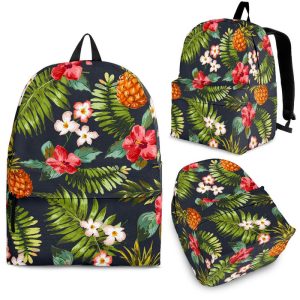 Tropical Hawaii Pineapple Pattern Print Back To School Backpack BP054