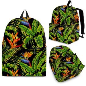 Tropical Summer Pattern Print Back To School Backpack BP043