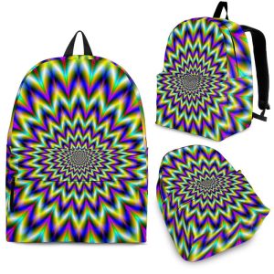 Twinkle Psychedelic Optical Illusion Back To School Backpack BP033