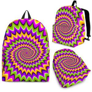 Twisted Colors Moving Optical Illusion Back To School Backpack BP032