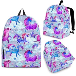 Unicorn Paradise Pattern Print Back To School Backpack BP027