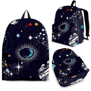Universe Galaxy Outer Space Print Back To School Backpack BP026