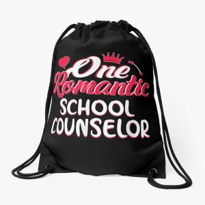 Valentines Day Funny School Counselor Gift For Men Women Drawstring Bag DSB1494