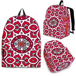 Vintage Indian Mandala Print Back To School Backpack BP019