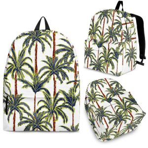 Vintage Palm Tree Beach Pattern Print Back To School Backpack BP017