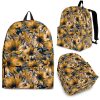 Vintage Sunflower Pattern Print Back To School Backpack BP012