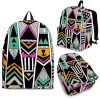 Vintage Tribal Aztec Pattern Print Back To School Backpack BP320