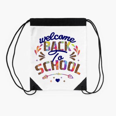 Welcome Back To School Drawstring Bag DSB1122 2 Welcome Back To School Drawstring Bag DSB1122 2