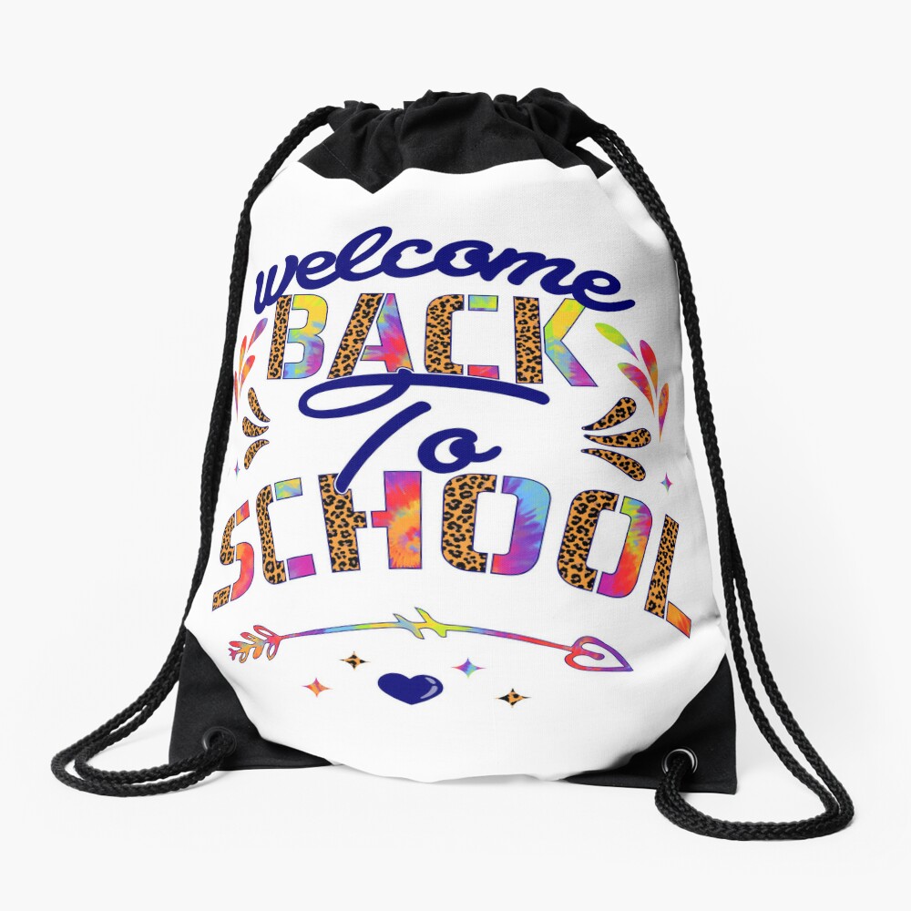 Welcome Back To School Drawstring Bag DSB1122