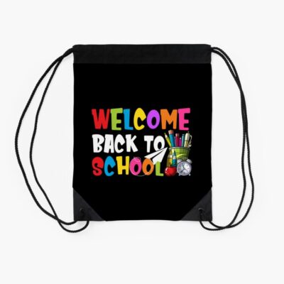 Welcome Back To School Drawstring Bag DSB270 2 Welcome Back To School Drawstring Bag DSB270 2