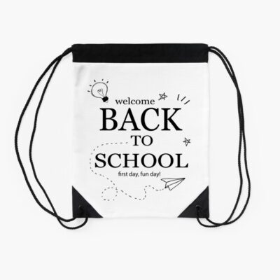 Welcome Back To School First Day Fun Day Drawstring Bag DSB1114 2