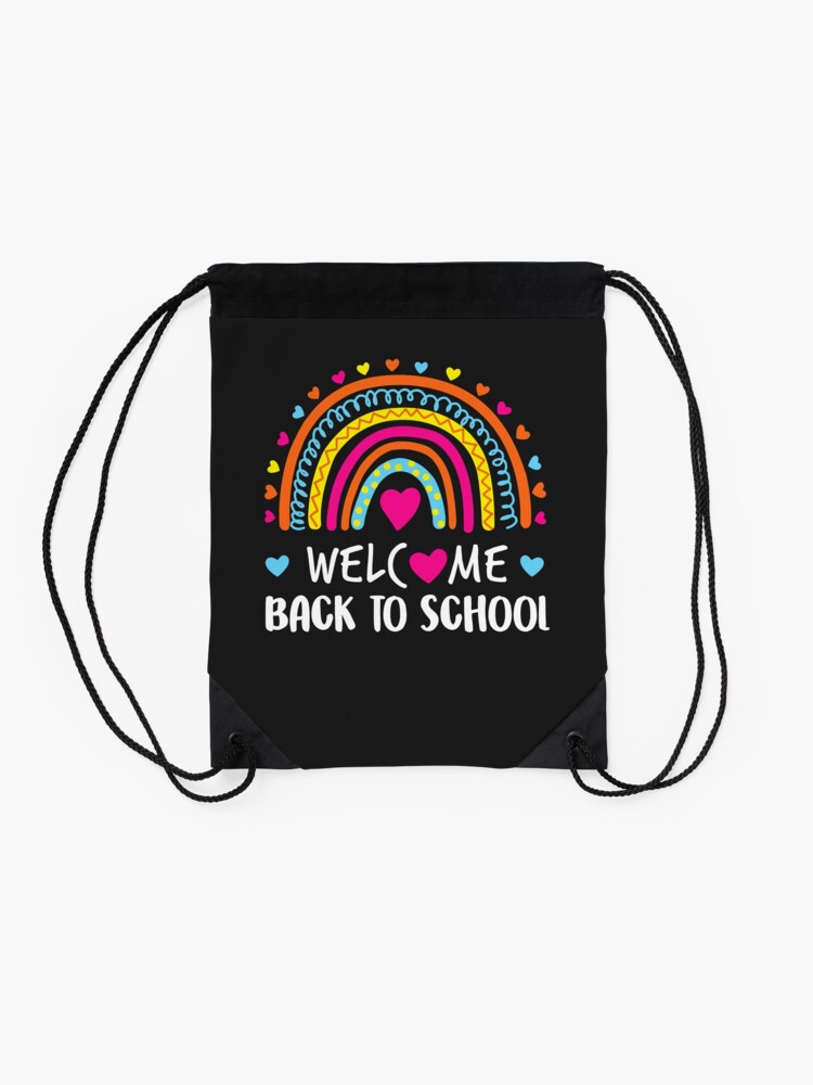 Welcome-Back-To-School-Teacher-First-Day-Of-School-Drawstring-Bag-DSB713-2 Welcome Back To School Teacher First Day Of School Drawstring Bag DSB713 2